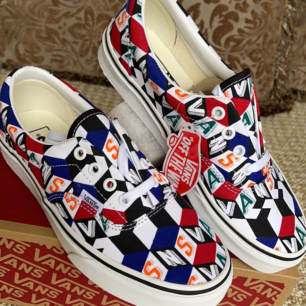 Vans Era Checker Cube Multi/True White WMNS - Picture 10 of 16